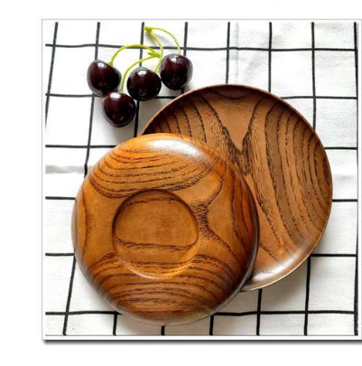 Wood Tableware Whole Wood Dish Japanese Hotel Dim Sum Dish Solid Wood - FrawstedCreations