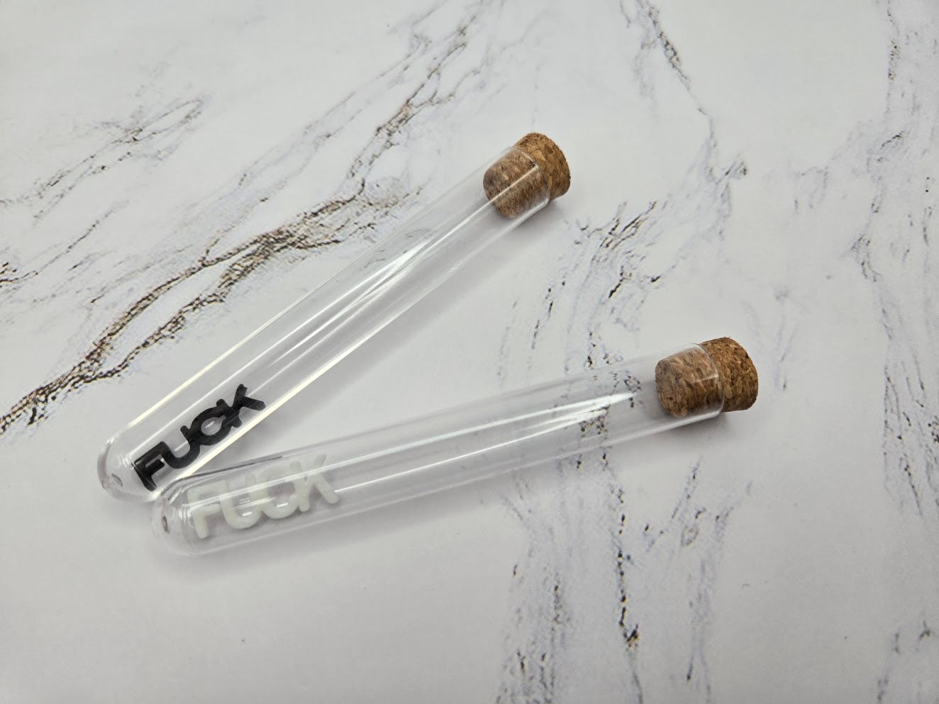 Last Fuck to Give Vial – Funny 3D Printed Gag Gift | Sarcastic Bottle Gift for Friends & Coworkers