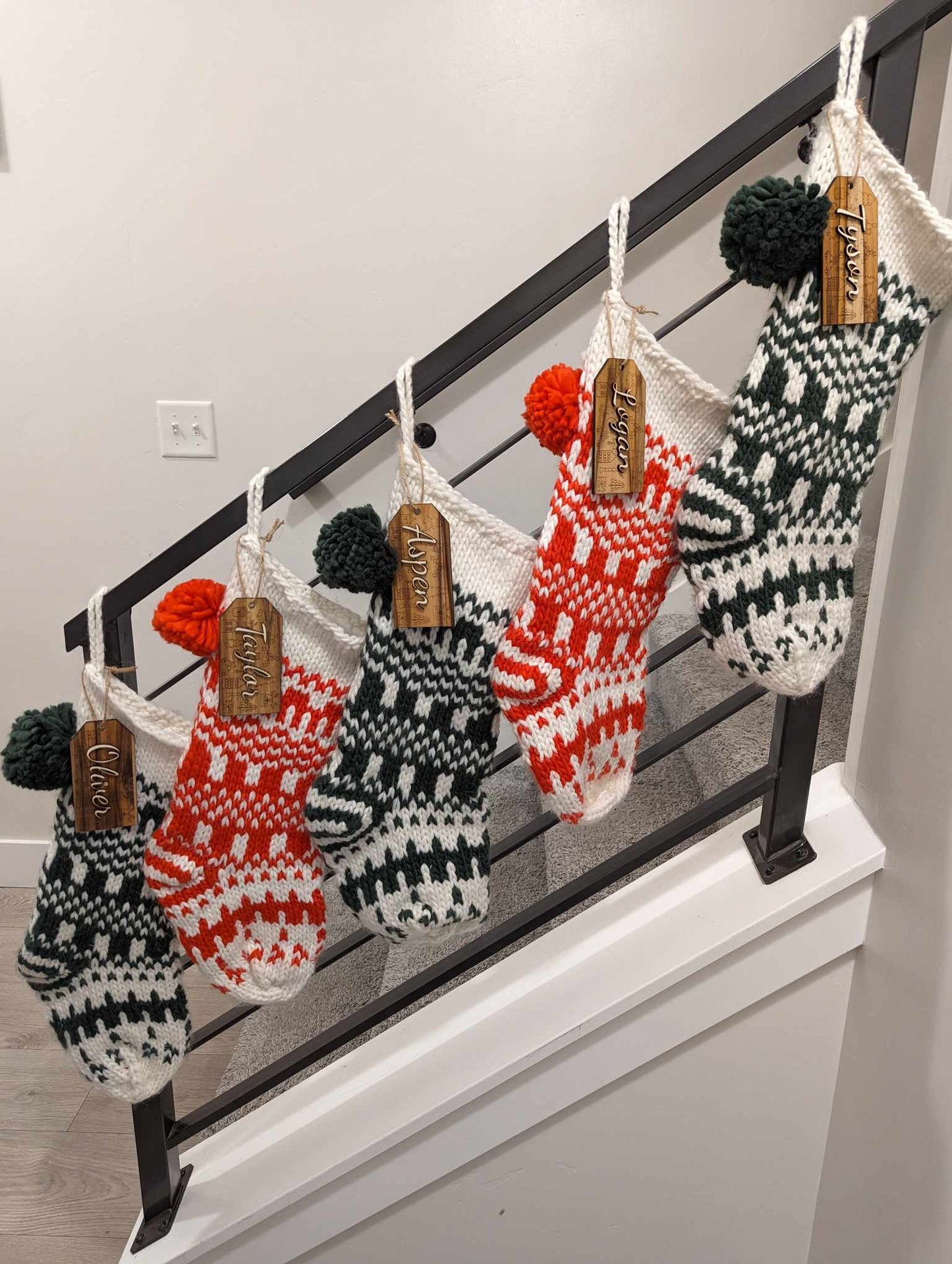 Wooden Stocking Tag - FrawstedCreations