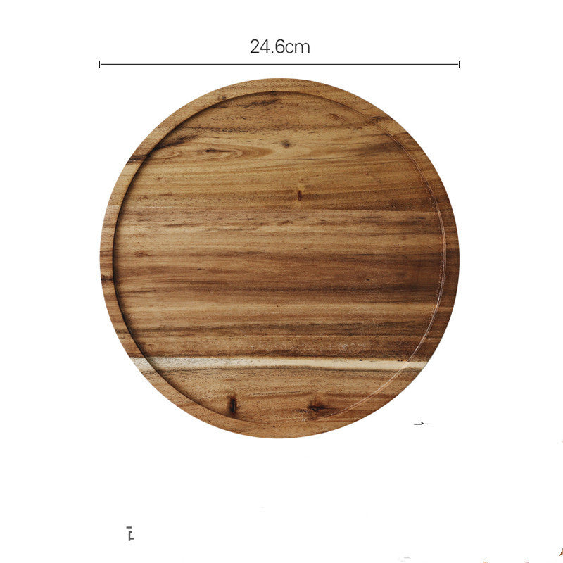 Acacia Wood Pallet Wood Dish Dessert Cake - FrawstedCreations