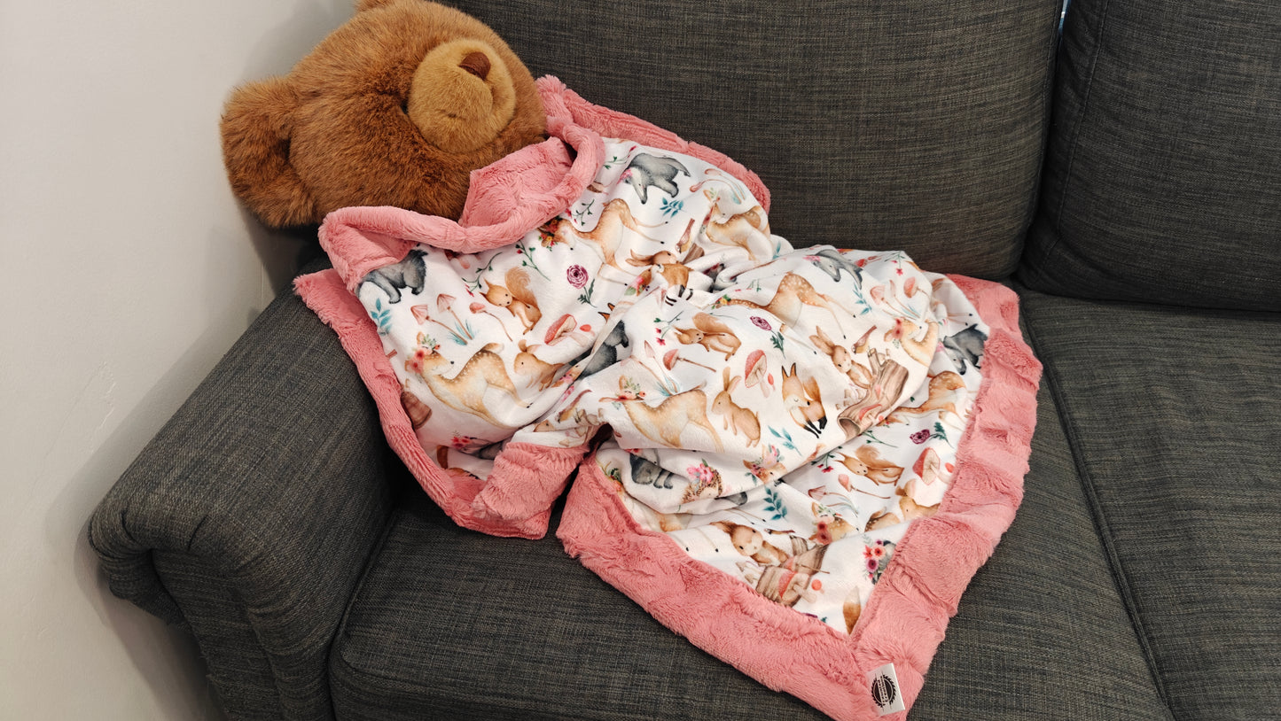 Woodland Animals Minky