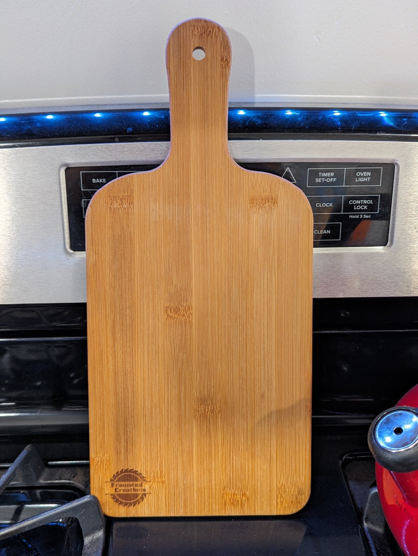 If I have to stir it: Bamboo Paddle Serving Board - FrawstedCreations