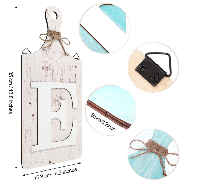 Wooden Farmhouse Kitchen Decoration Pendant - FrawstedCreations