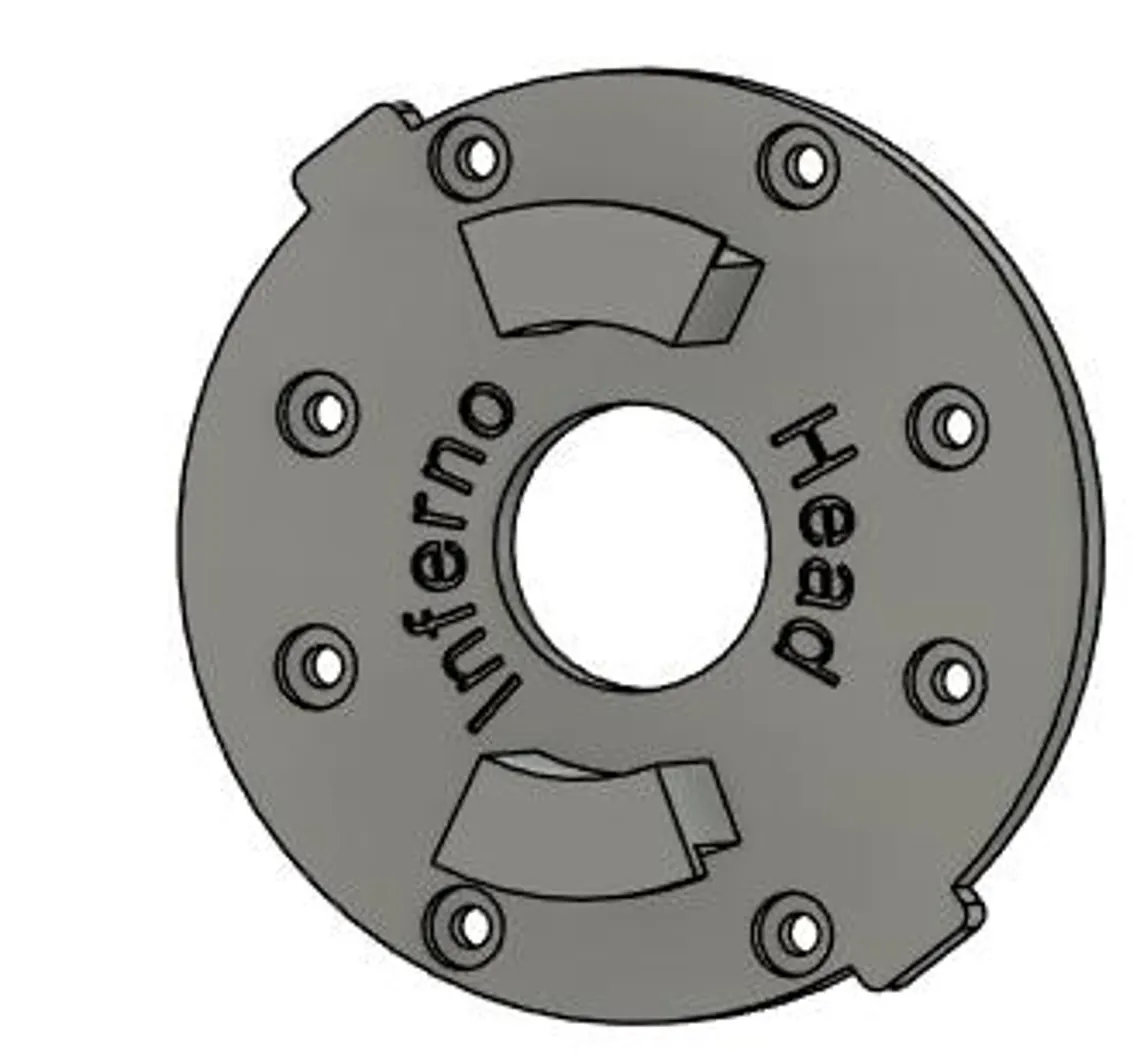 12 Foot Inferno Pumpkin Replacement Head and Arm Connectors | Home Depot Inferno Parts | Pumpkin Parts