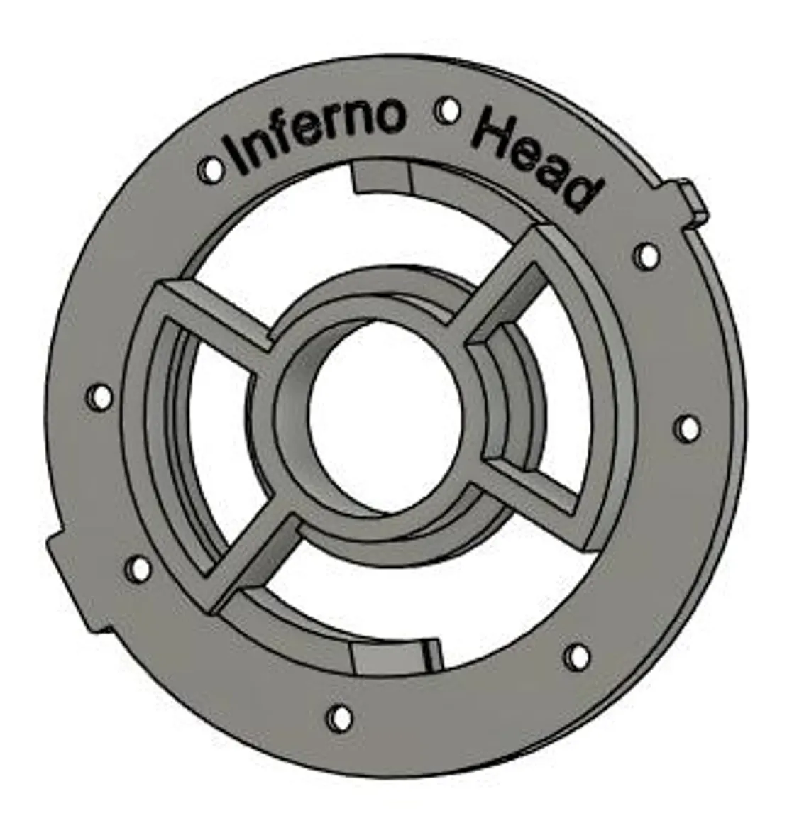 12 Foot Inferno Pumpkin Replacement Head and Arm Connectors | Home Depot Inferno Parts | Pumpkin Parts
