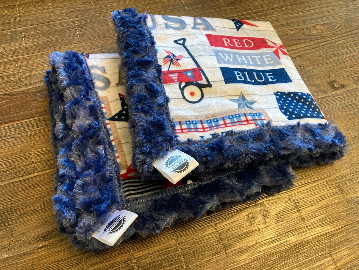 4th of July Minky - FrawstedCreations