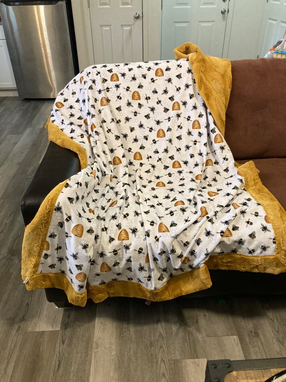 Honey Bee Minky - FrawstedCreations