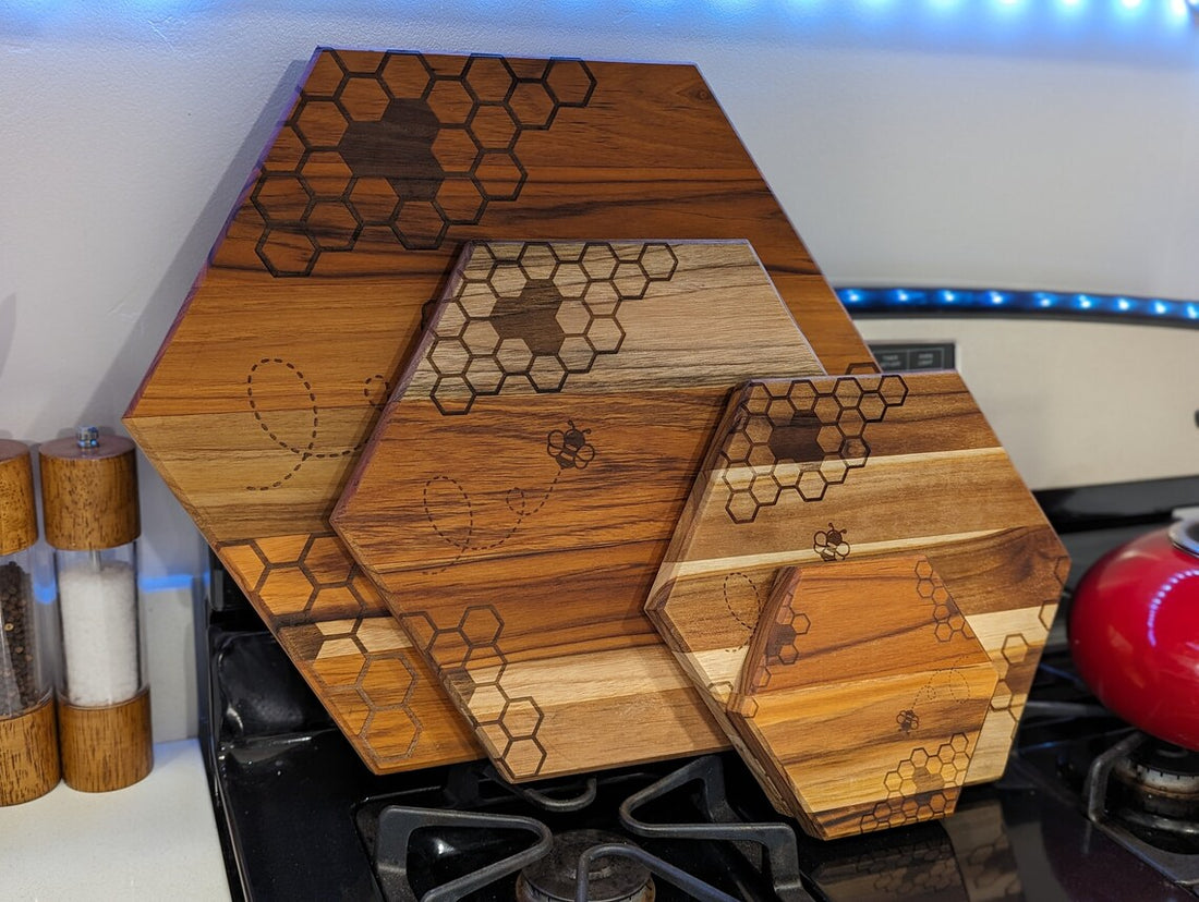 Honey Bee Inspired Charcuterie: Using Honeycomb as a Unique Cutting Board