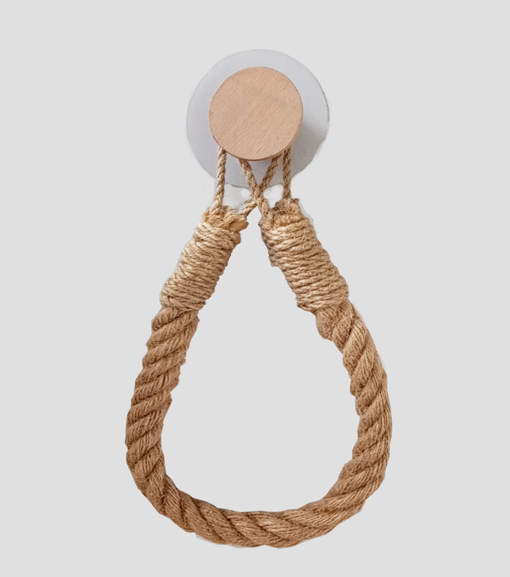 Hemp Rope Creative Roll Holder Perforated Toilet Paper Storage - FrawstedCreations