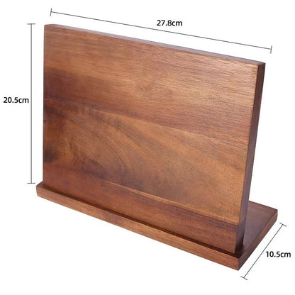 Solid Wood Magnetic Knife Holder Kitchen Creative Multifunctional Storage - FrawstedCreations
