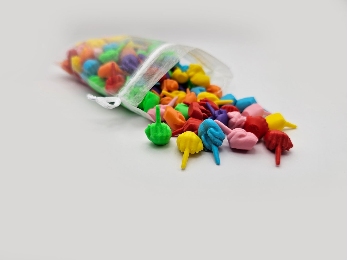 Bag of Hands | Middle Fingers in Bulk | Tiny Middle Fingers | Party Favors | Novelty Items | Funny Joke Gift | Prank Your Friends | Flip The Bird In Bulk | Fucks to Give