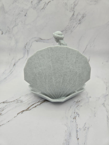 Aphrodite Jewelry Holder in Shell (Ring Dish + Necklace Tray)