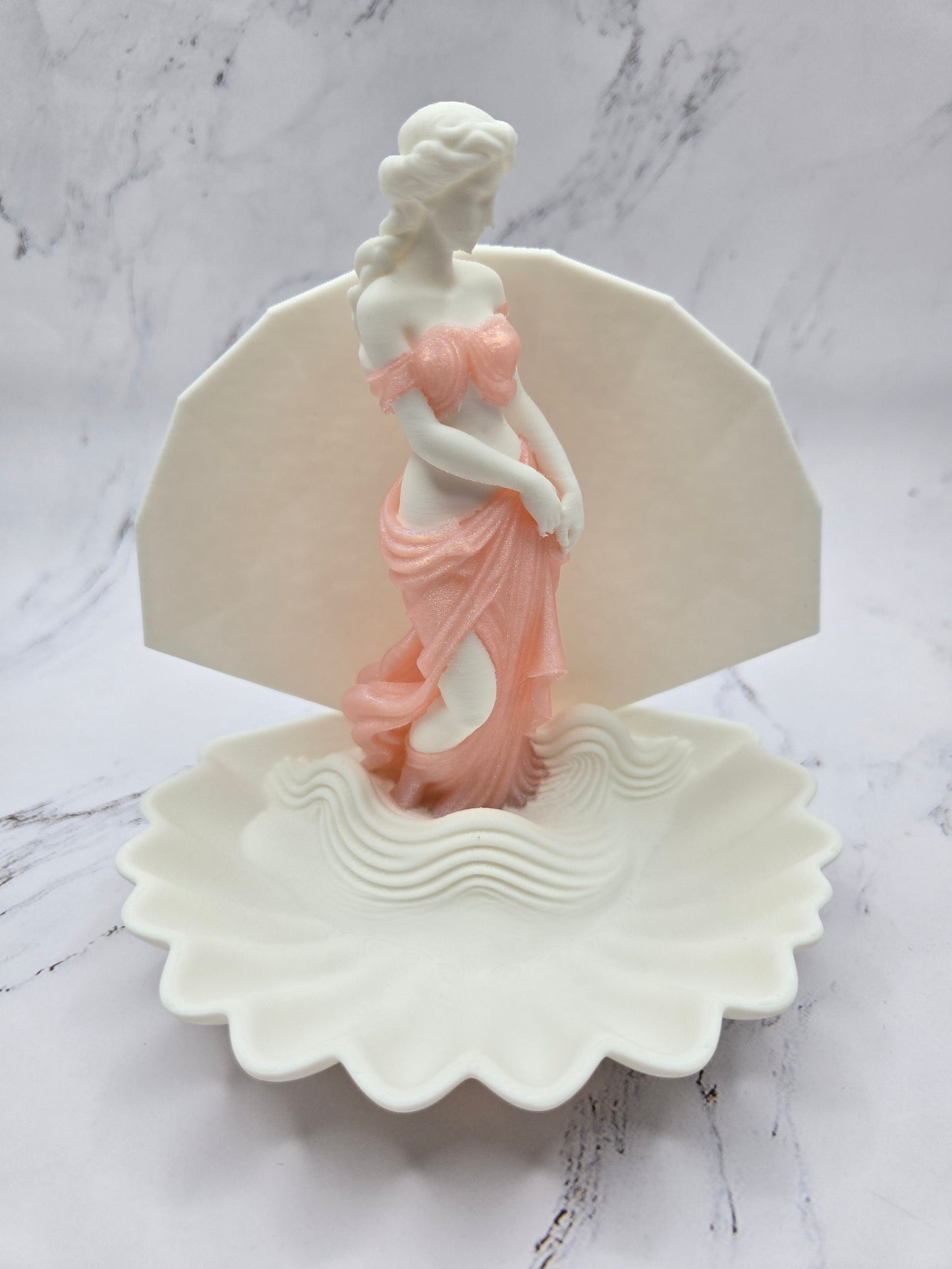 Aphrodite Jewelry Holder in Shell (Ring Dish + Necklace Tray)