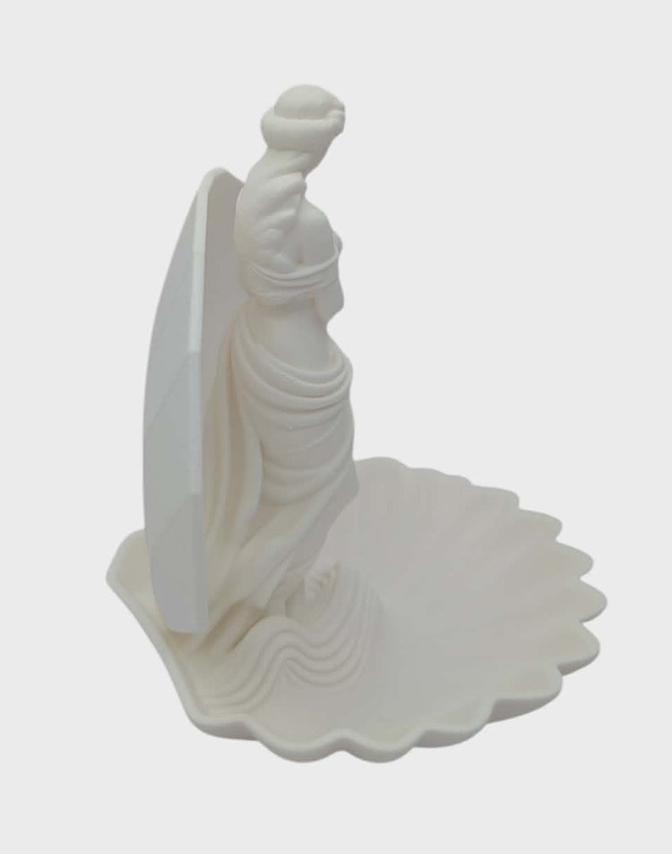 Aphrodite Jewelry Holder in Shell (Ring Dish + Necklace Tray)