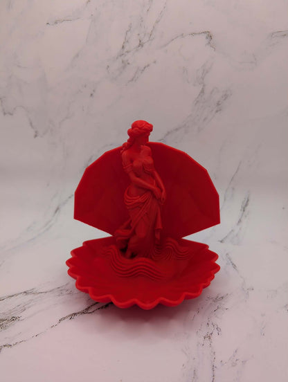 Aphrodite Jewelry Holder in Shell (Ring Dish + Necklace Tray)