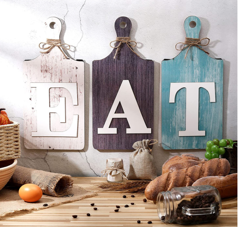 Wooden Farmhouse Kitchen Decoration Pendant - FrawstedCreations