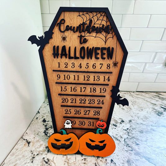 Wooden Halloween Decoration American Style - FrawstedCreations