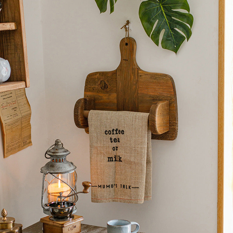 Natural Old Wood Paper Roll Kitchen Tissue Holder - FrawstedCreations