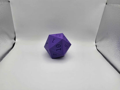 D20 Dice Box | Giant D20 Box | Magnetic Lid | Multicolor Box for Dice | Mega Dice Container | Glow in The Dark | Dnd Dice Box