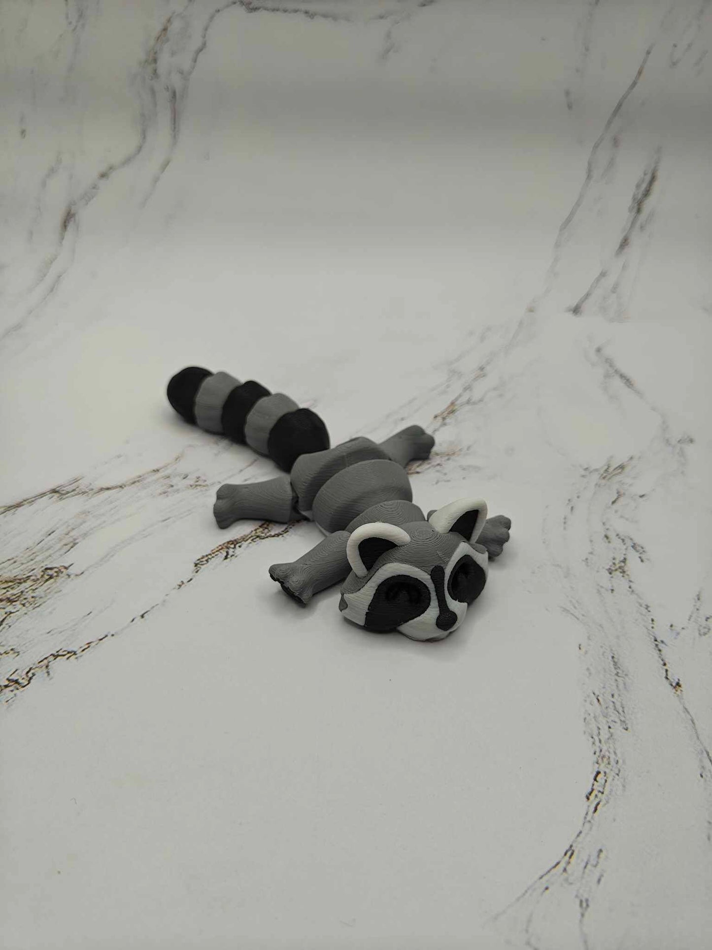Trash Panda | Flexible Racoon | 3D Printed Racoon | Trash Can | Trash Panda | Rocket Toy | Articulated Body