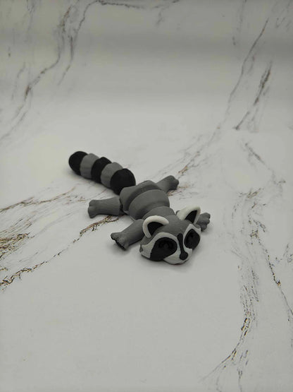 Trash Panda | Flexible Racoon | 3D Printed Racoon | Trash Can | Trash Panda | Rocket Toy | Articulated Body
