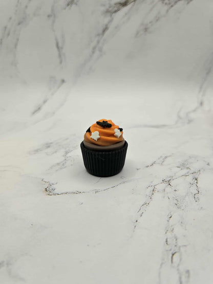 Halloween Cupcake Keychain – Spooky Cute Charm