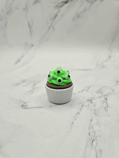 Halloween Cupcake Keychain – Spooky Cute Charm