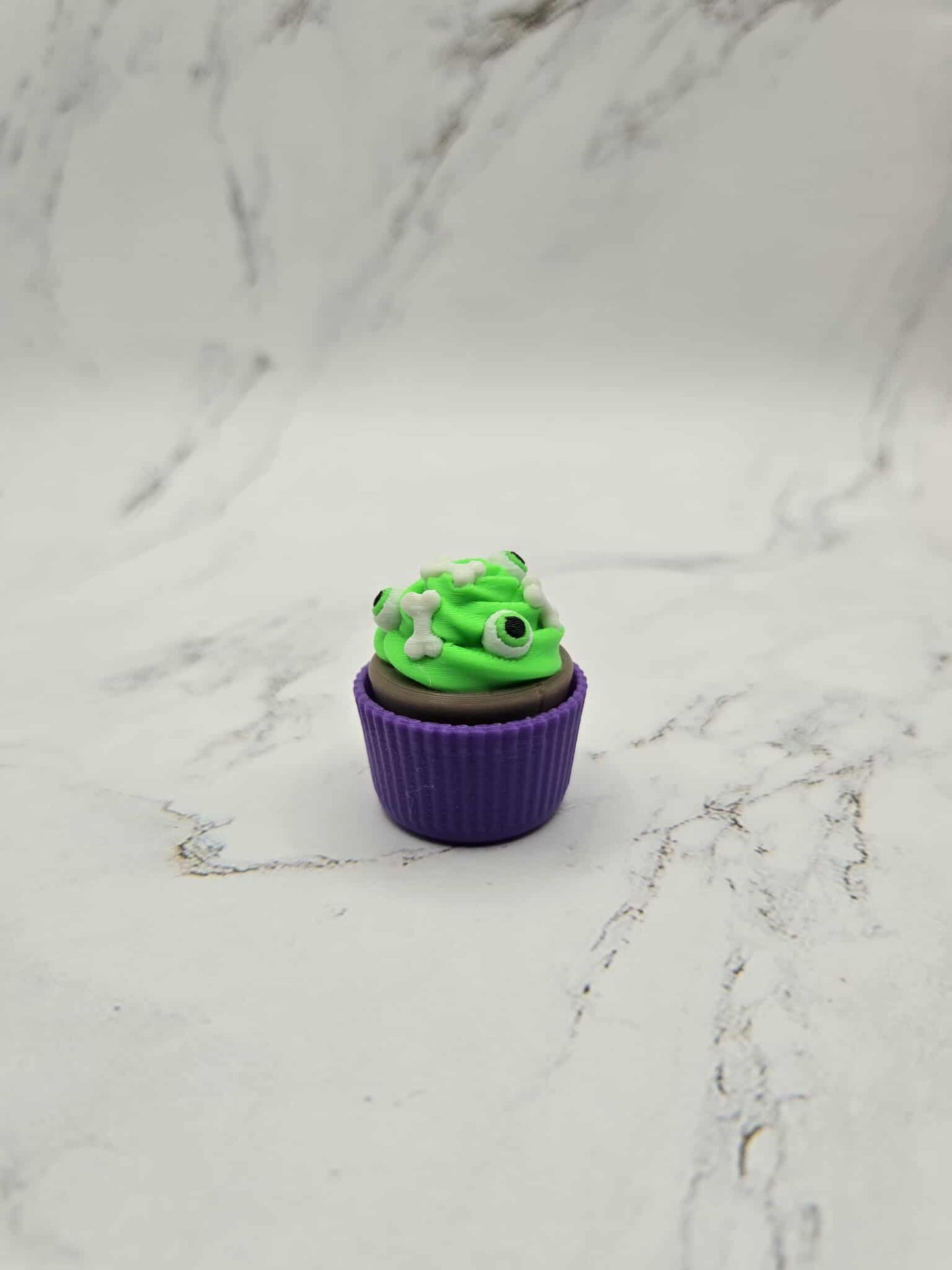 Halloween Cupcake Keychain – Spooky Cute Charm