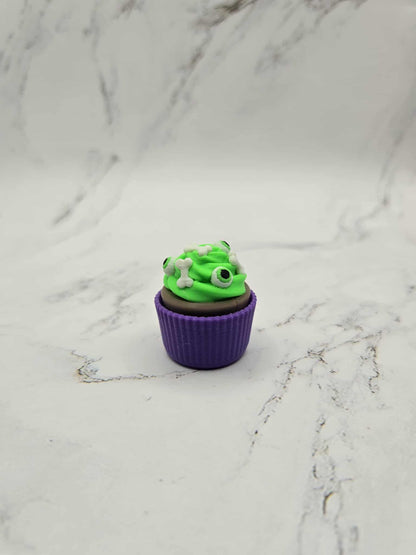 Halloween Cupcake Keychain – Spooky Cute Charm