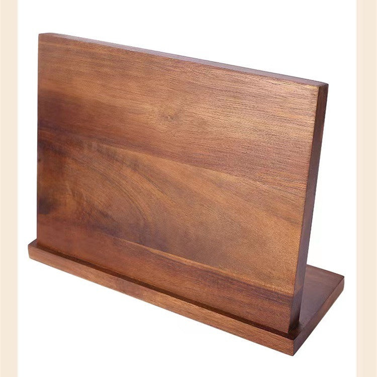 Solid Wood Magnetic Knife Holder Kitchen Creative Multifunctional Storage - FrawstedCreations