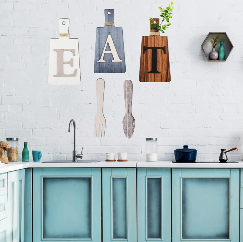 Wooden Farmhouse Kitchen Decoration Pendant - FrawstedCreations