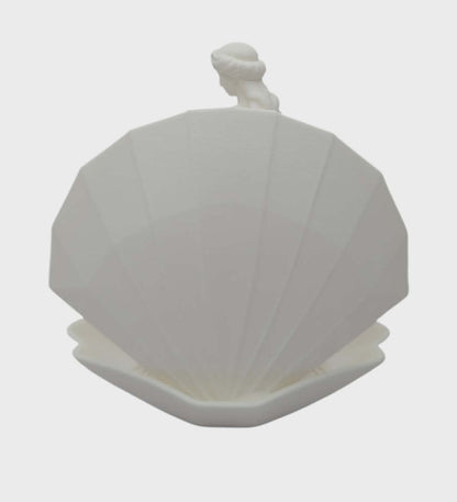 Aphrodite Jewelry Holder in Shell (Ring Dish + Necklace Tray)