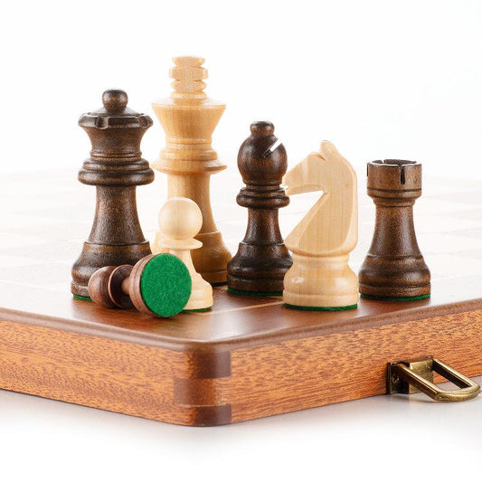 High Quality German Walnut Chess Wooden Chess Solid Wood Chess Pieces - FrawstedCreations
