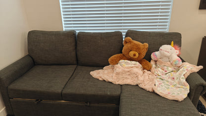 Plush Blush Floral Minky