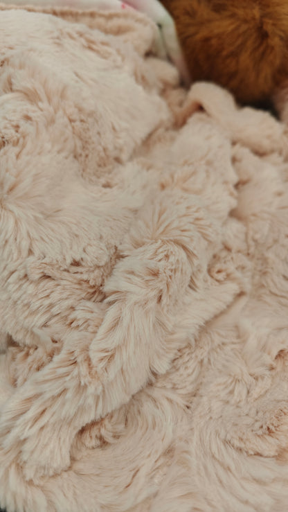 Plush Blush Floral Minky