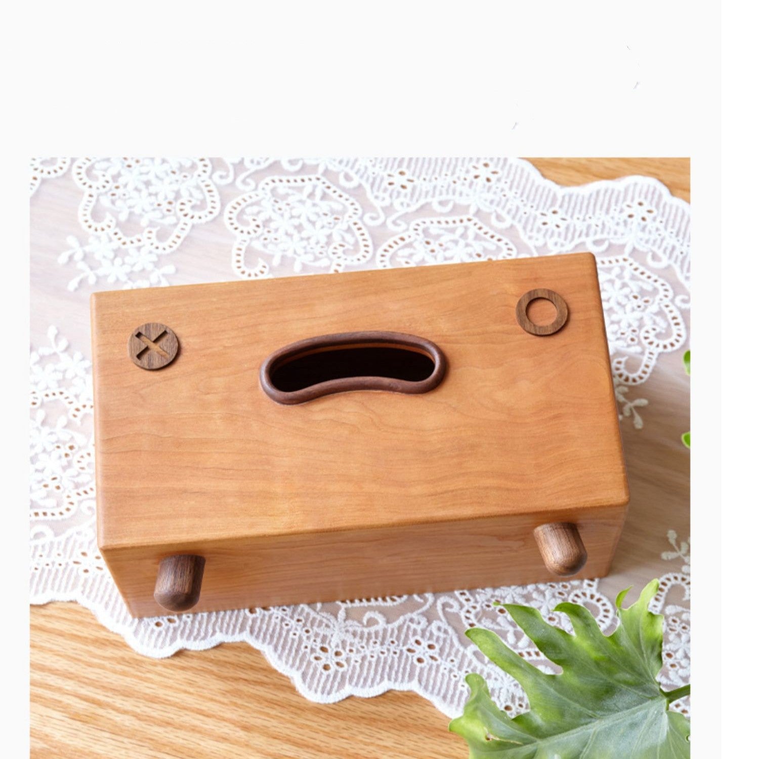 Creative Solid Wood Tissue Box Walnut Wood - FrawstedCreations