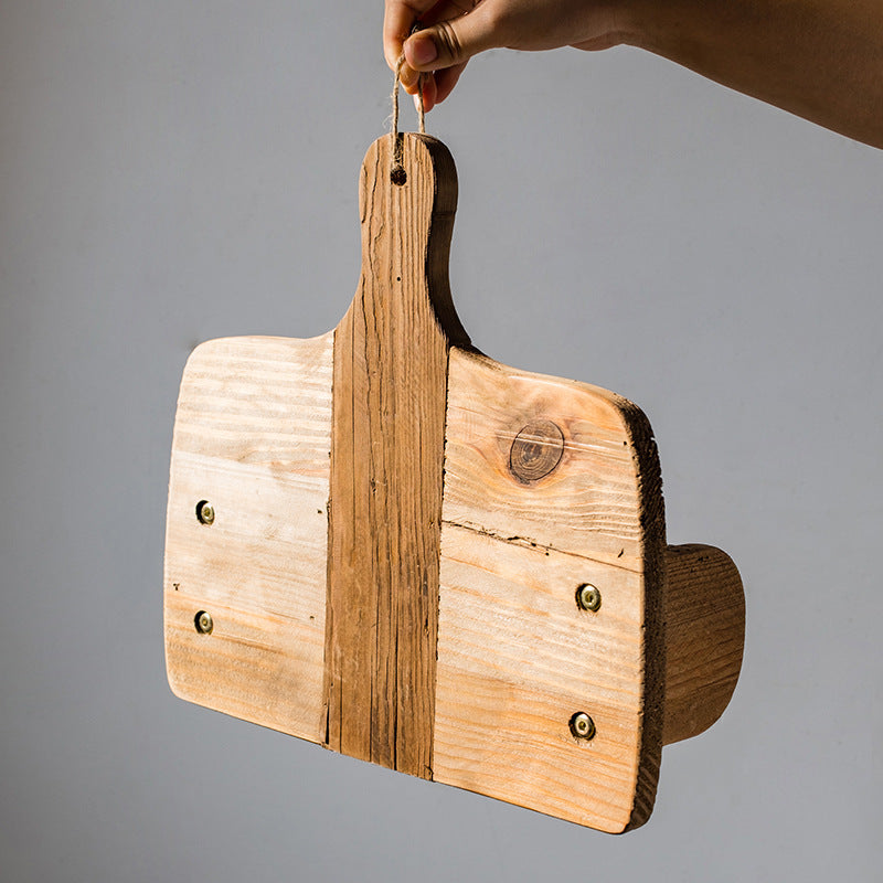 Natural Old Wood Paper Roll Kitchen Tissue Holder - FrawstedCreations