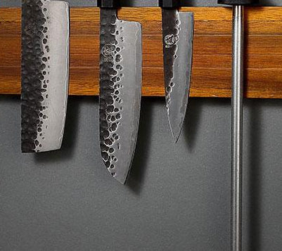 Kitchen Knife Rack Solid Wood Wall-mounted Perforation-free Strong Magnetic Knife Rack - FrawstedCreations