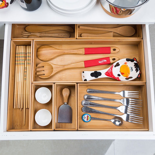 Kitchen Drawer Storage Box Solid Wood Free Combination - FrawstedCreations
