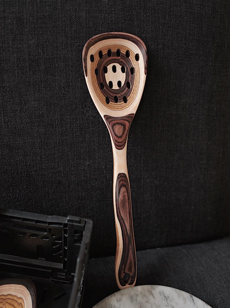 Vintage Gradient Colored Wood Kitchen Wooden Shovel - FrawstedCreations