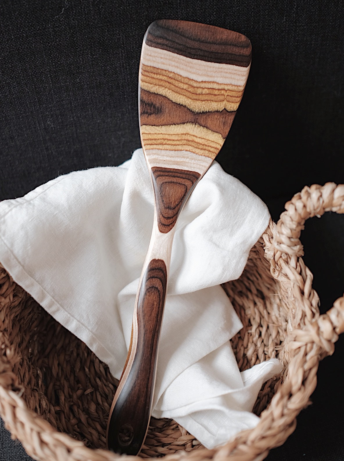Vintage Gradient Colored Wood Kitchen Wooden Shovel - FrawstedCreations