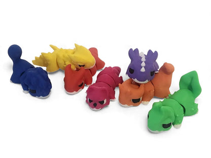 Elemental Chonks — The Crew — all seven chonks together