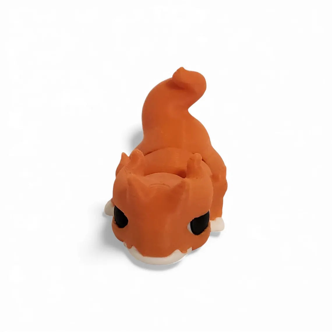 Elemental Chonks — Ember Chonk (orange) — 3D printed chonk