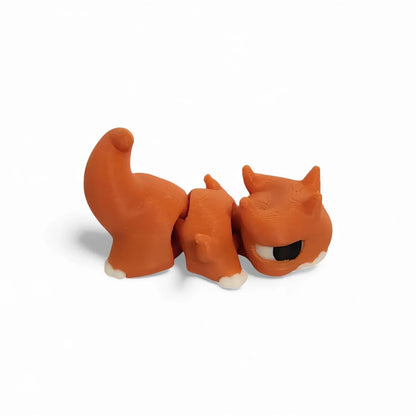 Elemental Chonks — Ember Chonk (orange) — 3D printed chonk