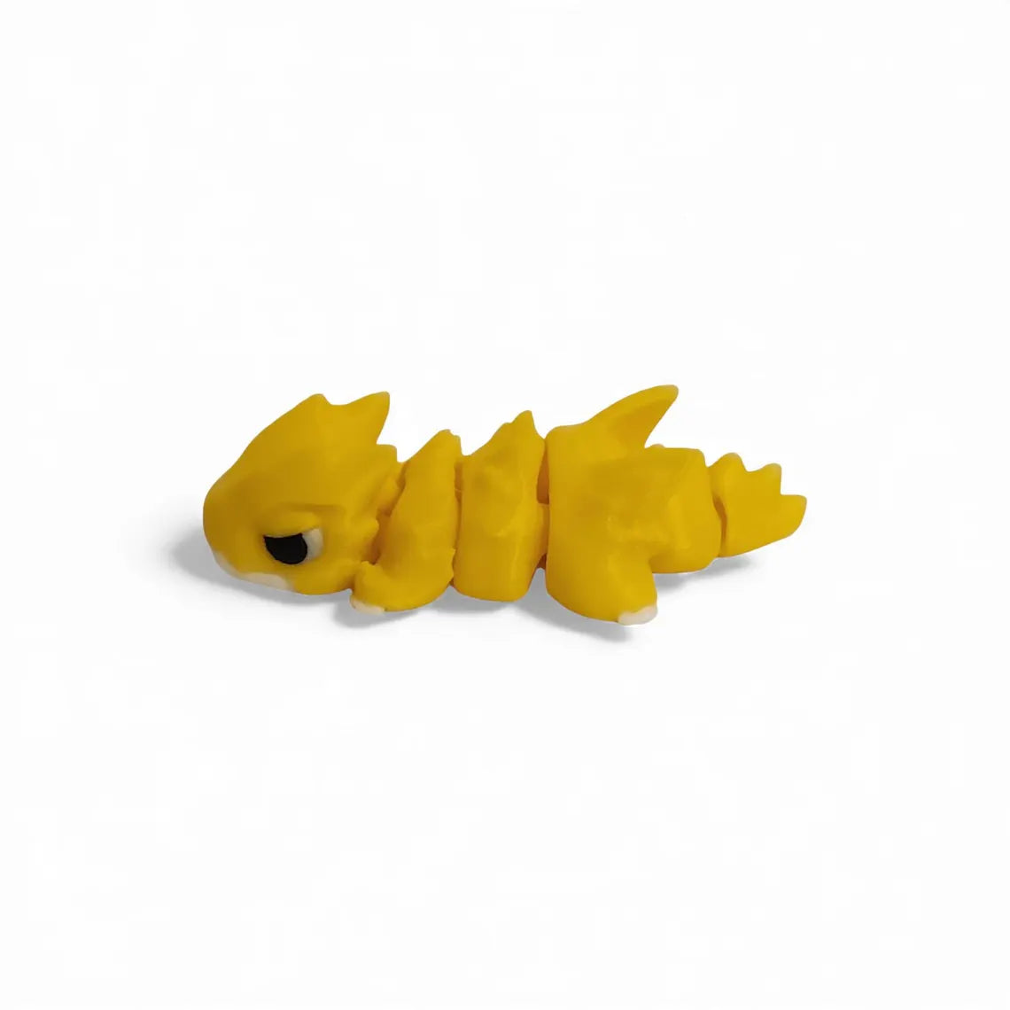 Elemental Chonks — Lightning Chonk (yellow) — 3D printed desk pet