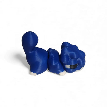 Elemental Chonks — Water Chonk (blue) — small desk toy