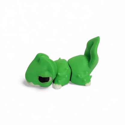 Elemental Chonks — Leaf Chonk (green) — 3D printed chonk