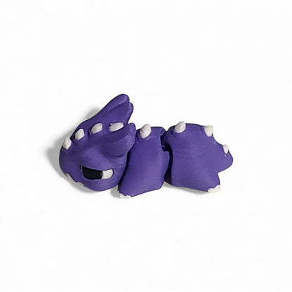 Elemental Chonks — Thunder Chonk (purple) — collectible desk pet