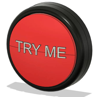 Try Me Animatronic Step Pad Button – 1/8" (3.5mm) Trigger Switch for Halloween Animatronics (10–100 ft Cable, Multi-Pack Options)