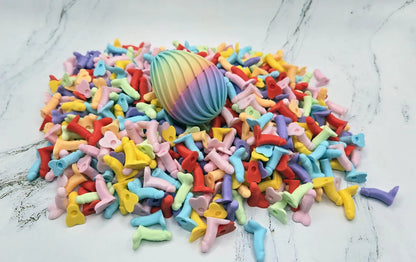 Easter Egg of Dicks | Bag of Dicks | PRIDE | Rainbow Dicks | Dick in Bulk | Tiny Penis | Party Favors | Bachelorette | Novelty Items